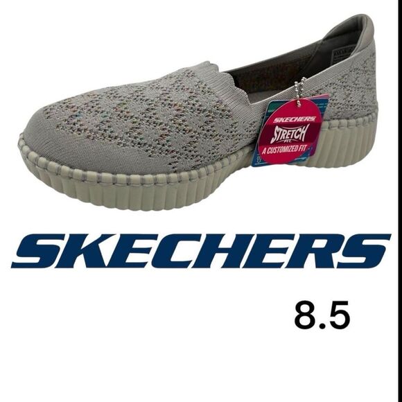 NWT Skechers Women's Wilshire Blvd Air-Cooled Memory Foam Athletic Shoes Tan 8.5 - Picture 1 of 15